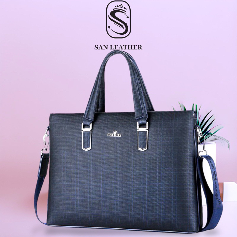 ❤Free ship❤Cặp da cao cấp 9052[Hàng nhập khẩu]túi xách da cao cấp.