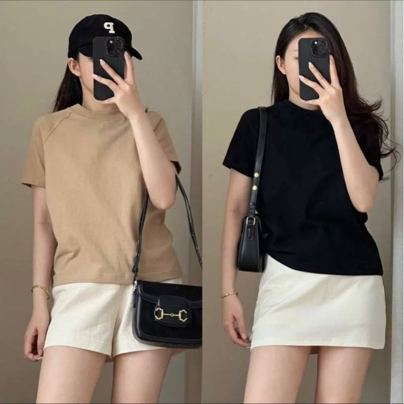 Áo Thun Babytee Trơn Cá Tính [Freeship]?Áo Thun Nữ Babytee Cotton Co Dãn?