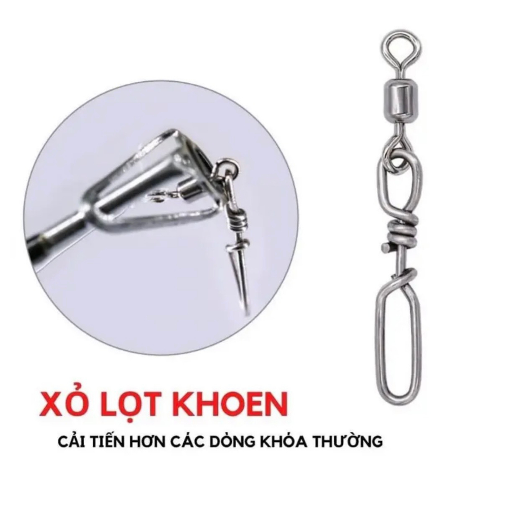 Khoá Lure Lọt Khoen Size S  - tặng thêm 1 cái