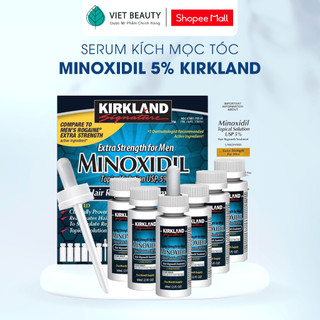 Dung dịch thoa ngoài Mọc tóc, mọc Râu Minoxidil 5% Kirkland USA FDA Approved - 1 Lọ