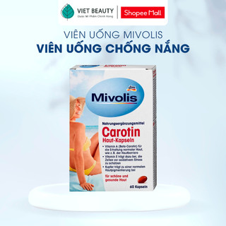 Viên uống chống nắng Mivolis Đức - Hộp 2 vỉ 60 viên