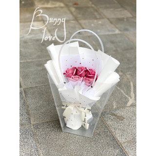 Cuộn Lưới tim / Lưới sao bó hoa lấp lánh, trang trí