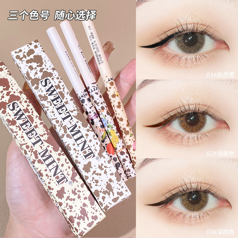 Bút Chì Sáp Kẻ Mắt, Kẻ Mí Mắt, Bọng Mắt Sweet Mint Đầu Mảnh 1.7mm Chống Thấm Nước Lâu Trôi Cao Cấp