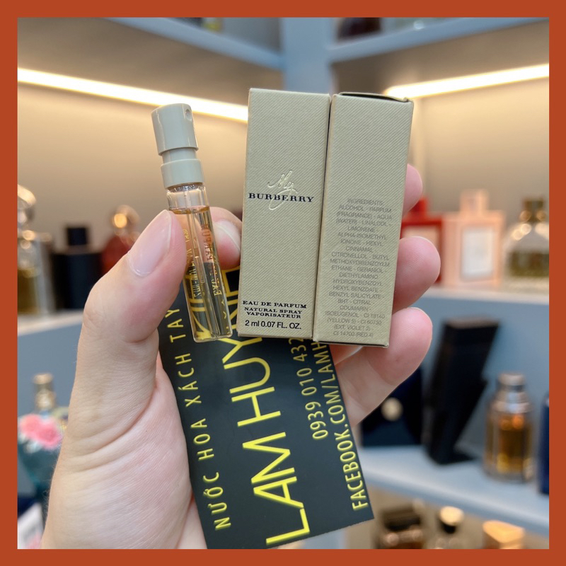 Vial Nước hoa Nữ MY BURBERRY EDP 2ml