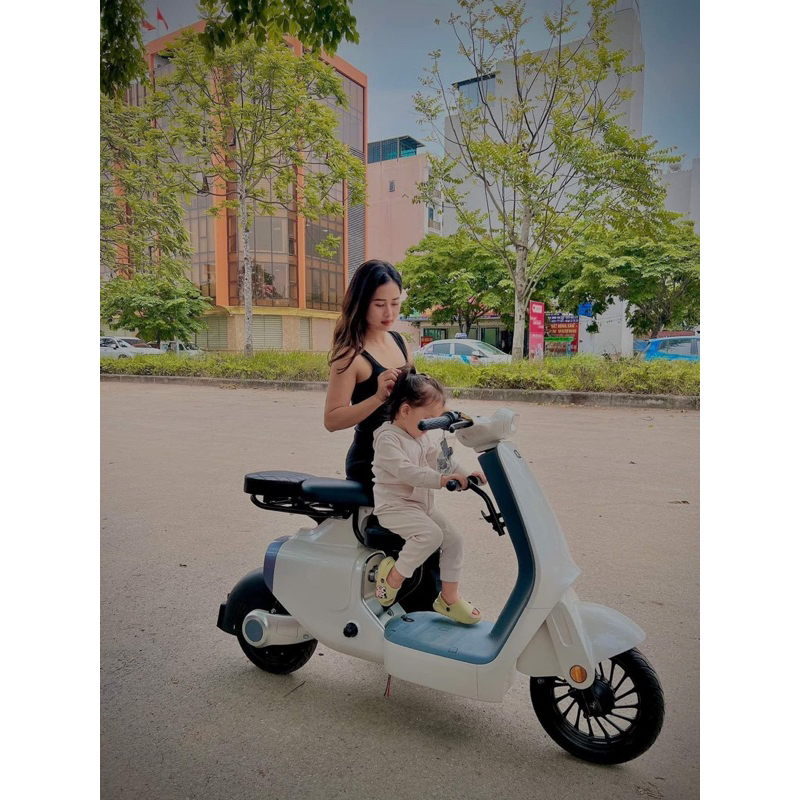 💥 Xe điện VC - Xe điện hotgirl VC mẫu mới 2023 dùng thẻ từ bản chạy pin, chạy bình