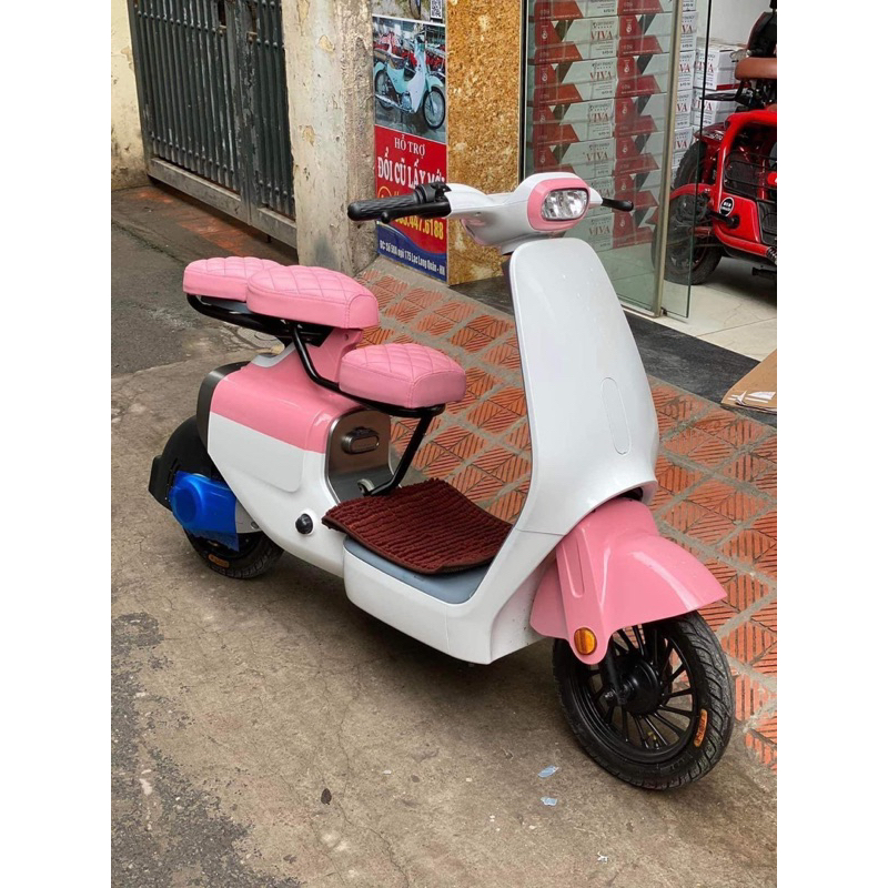 💥 Xe điện VC - Xe điện hotgirl VC mẫu mới 2023 dùng thẻ từ bản chạy pin, chạy bình