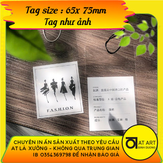 100 Tag treo quần áo kiểu Quảng châu + 100 dây treo - có sẵn