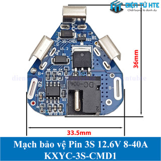 Mạch bảo vệ pin 3s tam giác 12.6v 8a - 40a kxyc-3s-cmd1
