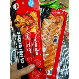 com bo 5 gói snack nem nướng phên/ cá hồi nướng/thịt nướng