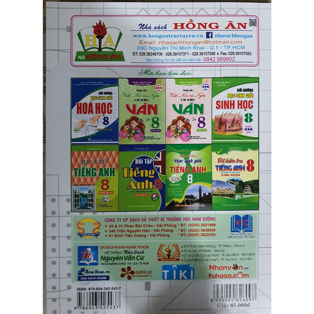 Sách Combo Hướng Dẫn Học & Phương Pháp Giải Toán Lớp 8   - HA