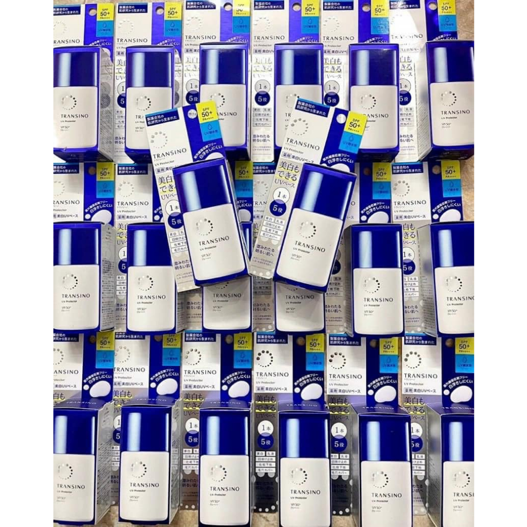 Kem chống nắng dưỡng trắng da Transino Whitening UV PROTECTOR - SPF50, PA ++++ 4 trong 1 nội địa Nhật Bản