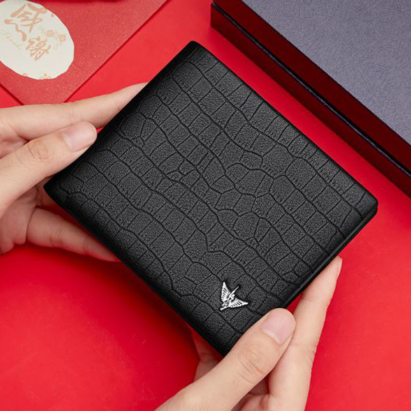 Ví da nam cao cấp Full hộp hàng hiệu WilliamPOLO chất liệu da Bò nguyên tấm - POLO 211553-001