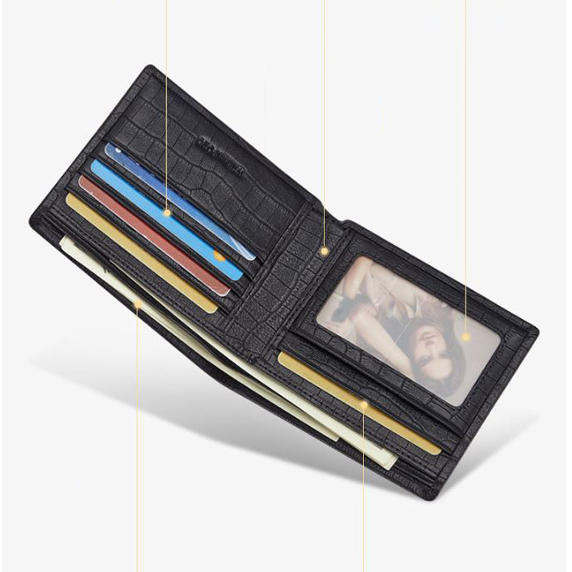 Ví da nam cao cấp Full hộp hàng hiệu WilliamPOLO chất liệu da Bò nguyên tấm - POLO 211553-001