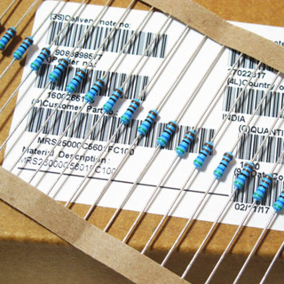 Set 100 con điện trở Đài Loan Chân Đồng 1/4W, 5 vạch màu (1%). Từ 10R - 1K....,