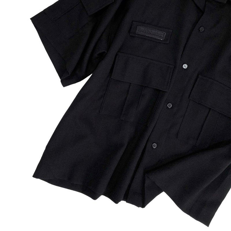 OUTBREAK - ÁO SƠMI BOXY *DARK POCKET SHIRT*