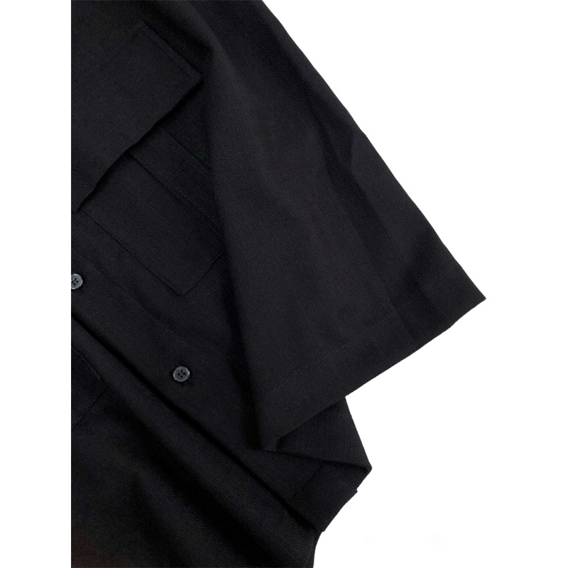 OUTBREAK - ÁO SƠMI BOXY *DARK POCKET SHIRT*