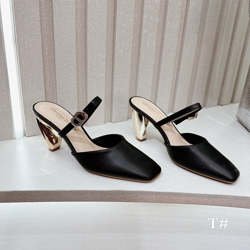 Guốc Dior Trắng Đen Full Size 35-39  -  By Anh Dinh Phuong