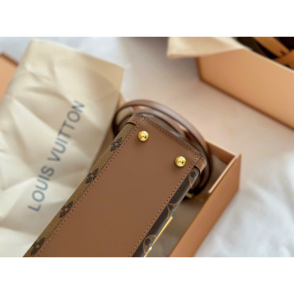 Túi Xách Dauphine Handle Bag Size 23 Da Thật Full Box