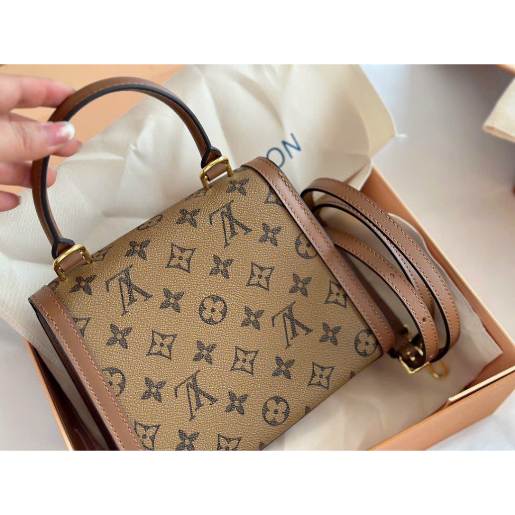 Túi Xách Dauphine Handle Bag Size 23 Da Thật Full Box