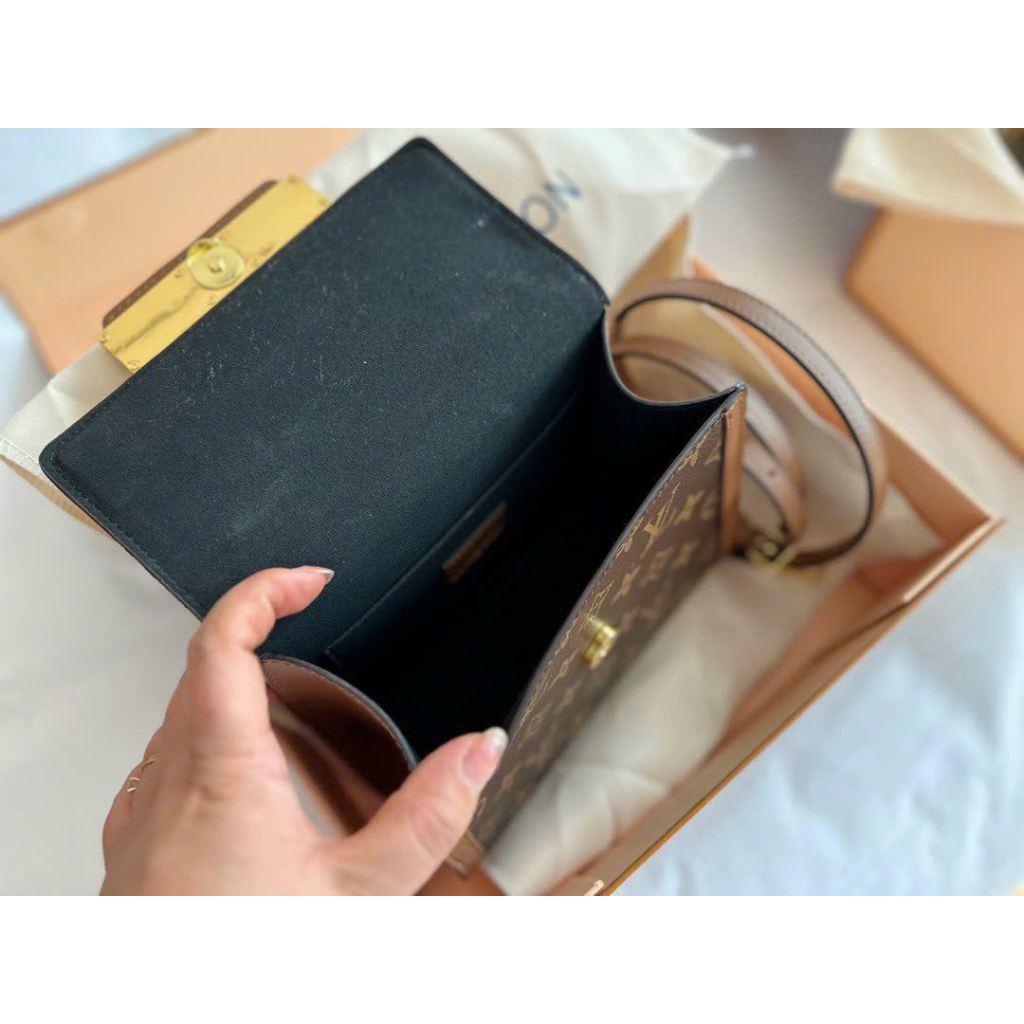 Túi Xách Dauphine Handle Bag Size 23 Da Thật Full Box