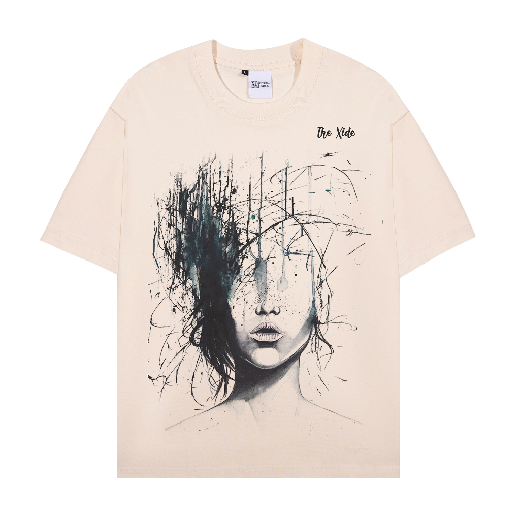 Áo thun The Xide áo phông unisex hình in form rộng chất cotton 2 chiều định lượng 250gr co giãn