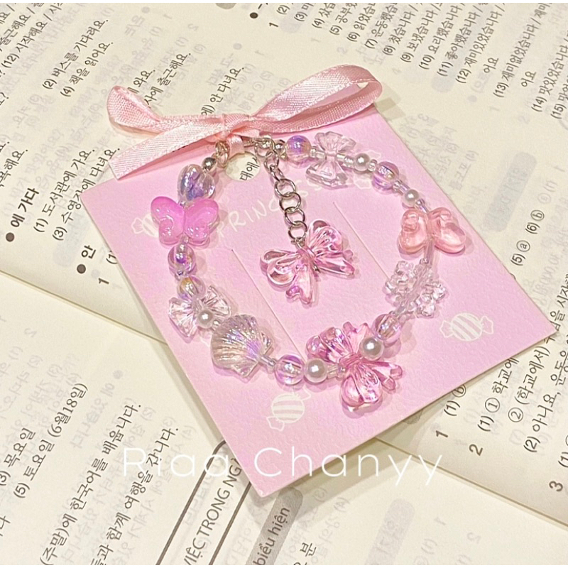 Vòng tay nơ vỏ sò.｡.:*☆~ |Made by Riaa chanyy