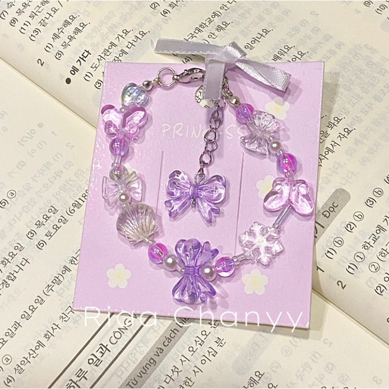 Vòng tay nơ vỏ sò.｡.:*☆~ |Made by Riaa chanyy
