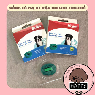 HOẢ TỐC | Vòng cổ trị ve rận Bioline cho chó / Dây cổ xua đuổi ve rận bọ chét [Ảnh thật] - Tạp Hoá Thú Cưng Happy