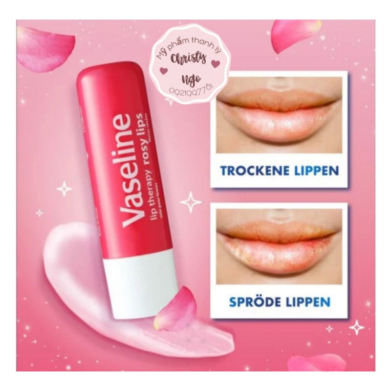 SON DƯỠNG MÔI DẠNG THỎI VASELINE ROSY LIP
