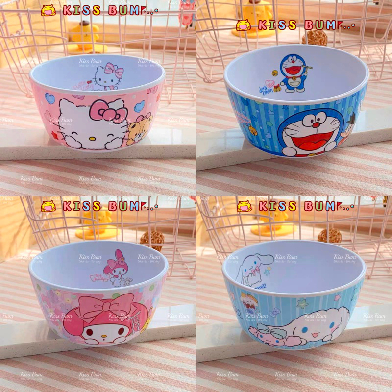 Bát Hello Kitty - Doremon - Melody - Cinnamoroll