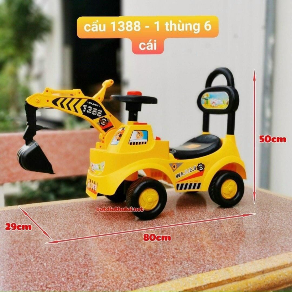 Xe cẩu chòi chân 1388 cao cấp có phát nhạc