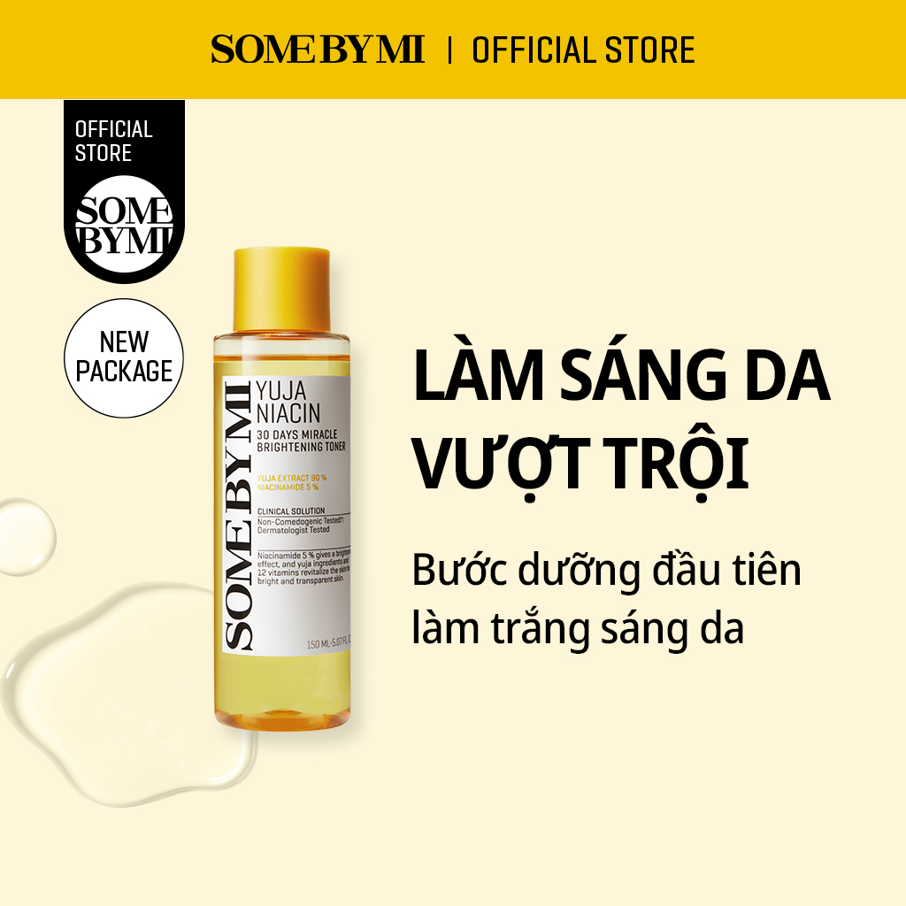 Nước hoa hồng dưỡng trắng Some By Mi Yuja Niacin 30 Days Miracle Brightening Toner 150ml