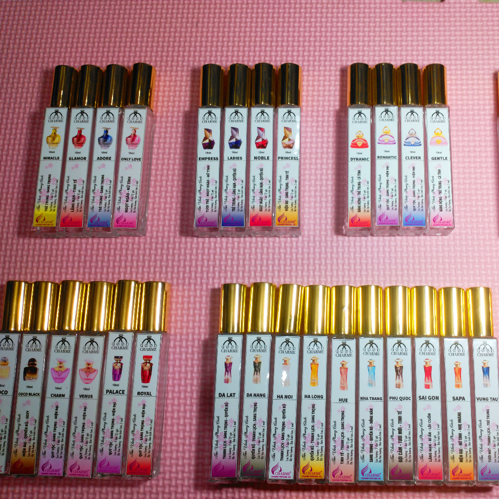 Combo 10 chai chiết nước hoa Good_Charme 10ml