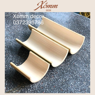 Khay tre, đĩa tre đựng sushi, đồ ăn , khăn giấy nhà hàng, decor trang trí