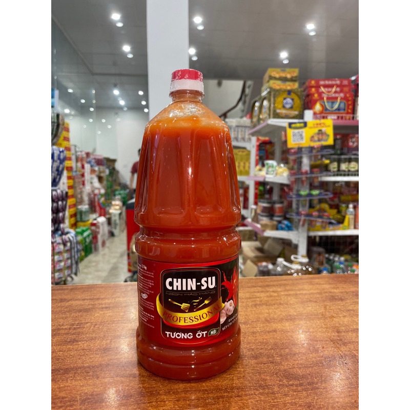 Tương ớt Chinsu - Can 2kg ( mẫu mới)