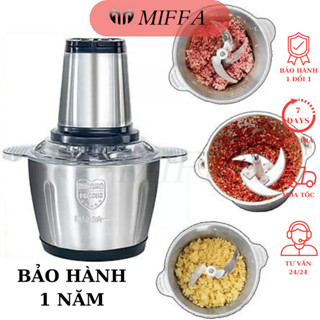 [BH 1 NĂM ] Máy Xay Thịt Đa Năng - Máy Xay Thịt Cá Mini - Dung tích 2L - Công Suất 250W - Siêu Khỏe MIFOFA