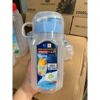 bình nước pp đồng tâm 1Lít  (đựng được nuoc nóng ko quéo), bình nước học sinh