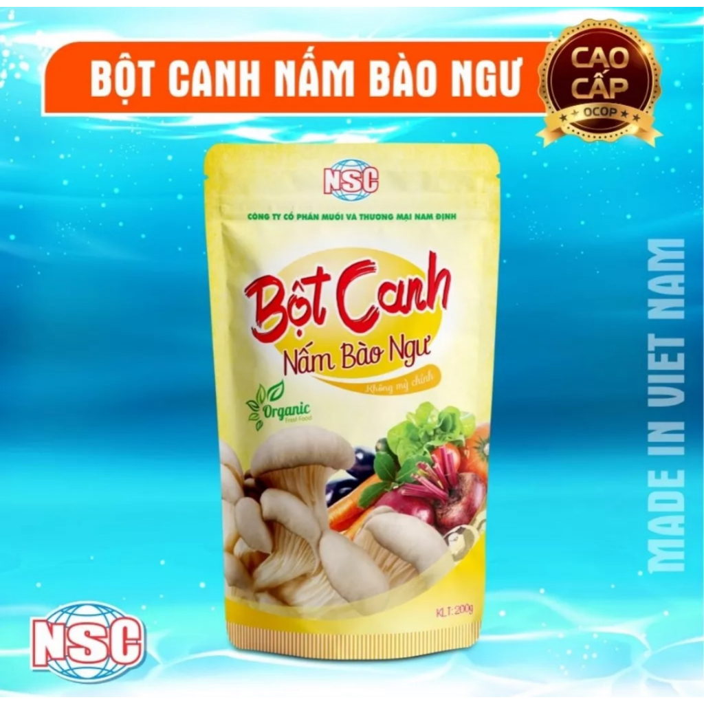 Bột canh nấm bào ngư royal 200g - Không mì chính, không chất bảo quản
