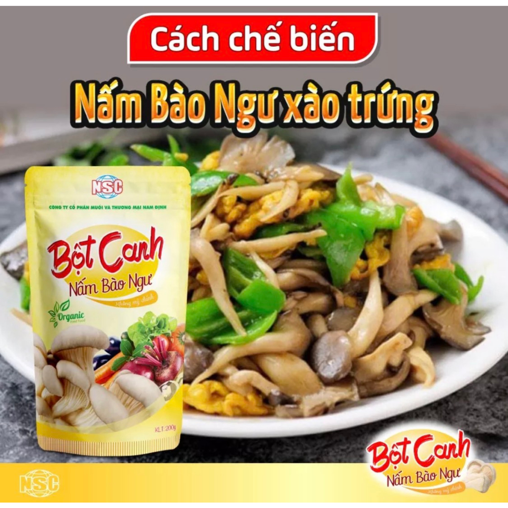 Bột canh nấm bào ngư royal 200g - Không mì chính, không chất bảo quản
