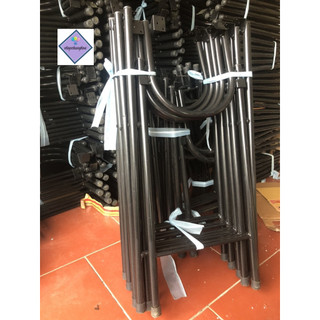 Chân bàn kẽm gấp gọn sơn tĩnh điện siêu bền cao 50cm, 70cm