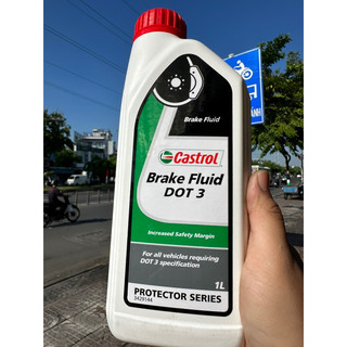 Dầu phanh, dầu thắng xe ô tô cao cấp Castrol brake Fluid Dot 3 và Dot 4 1Lít