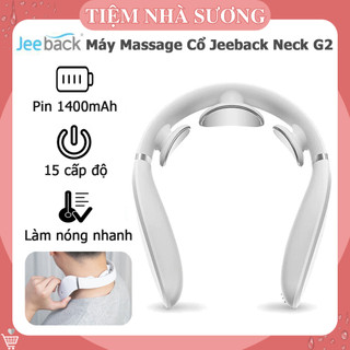Máy massage cổ jeeback neck g2 xiaomi, pin 1400mah, giúp lưu thông máu, giảm đau nhanh chóng