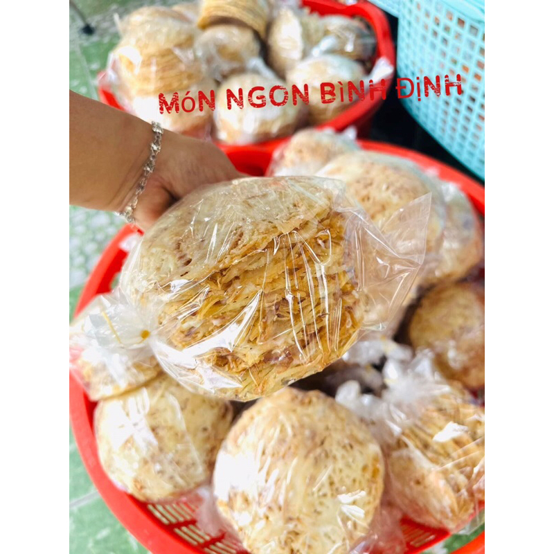 Bánh Rế Dĩa Úp Tròn To_Đặc Sản Bình Định_Món Ngon Xứ Nẫu