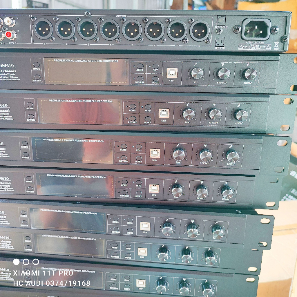 Vang số cao cấp JGM sound GM610 GM 610 - vang số SISO Q520A Q600 DBacoustic s750 nhập khẩu cao cấp