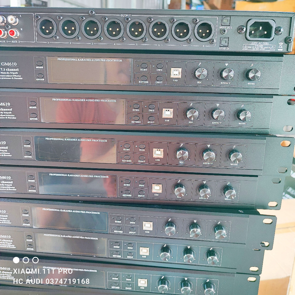 Vang số cao cấp JGM sound GM610 GM 610 - vang số SISO Q520A Q600 DBacoustic s750 nhập khẩu cao cấp