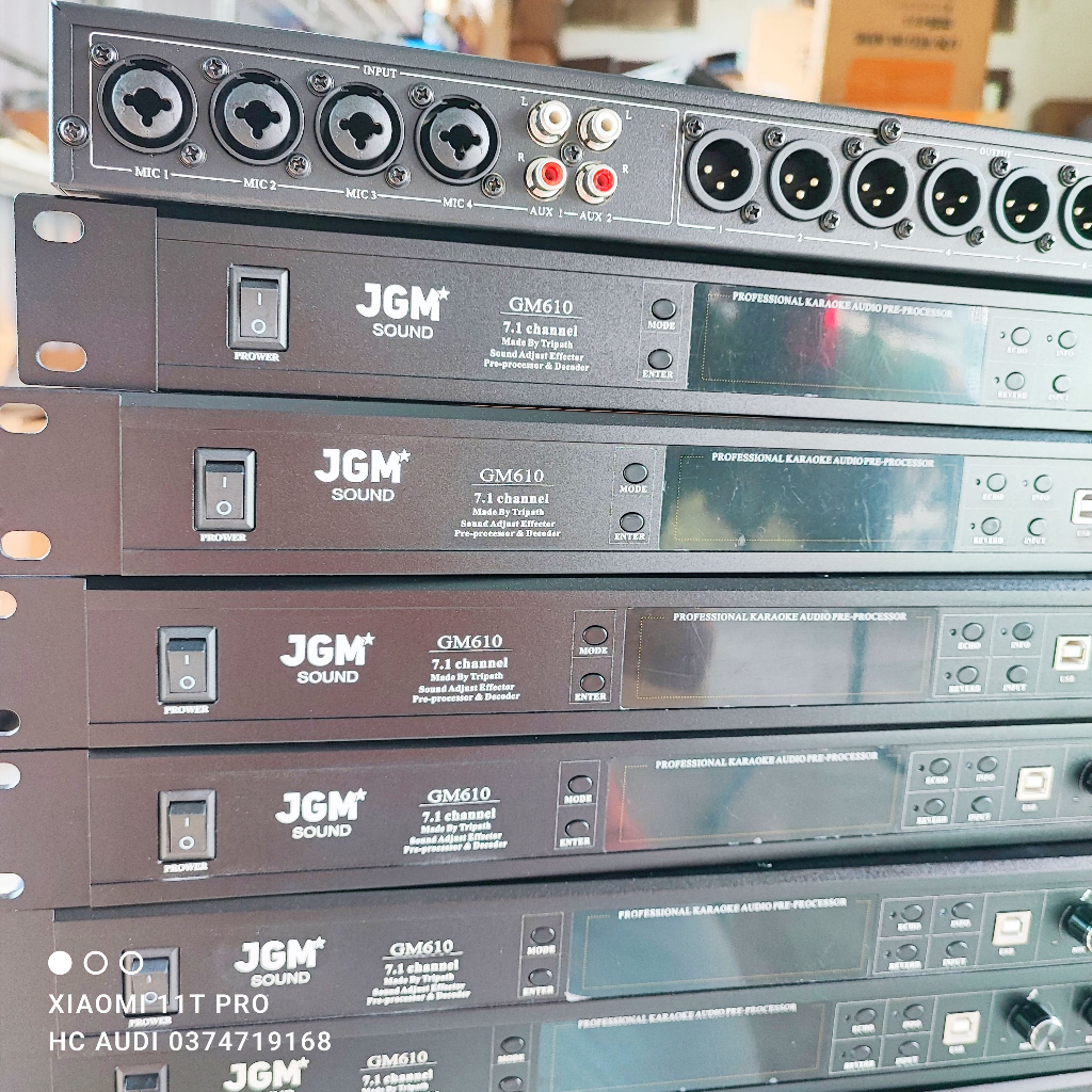 Vang số cao cấp JGM sound GM610 GM 610 - vang số SISO Q520A Q600 DBacoustic s750 nhập khẩu cao cấp