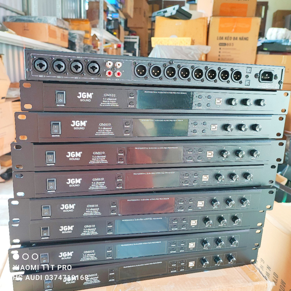Vang số cao cấp JGM sound GM610 GM 610 - vang số SISO Q520A Q600 DBacoustic s750 nhập khẩu cao cấp