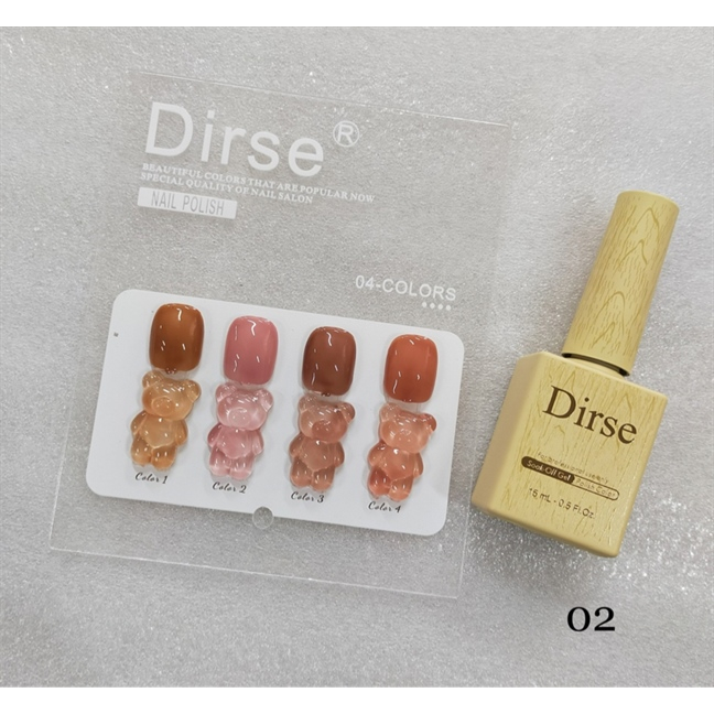 SET SƠN GEL THẠCH DIRSE 4 MÀU 02