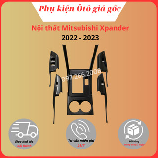 Ốp nội thất xe Mitsubishi Xpander 2022 - 2023 nhựa vân cacbon cao cấp - Có đủ các bản