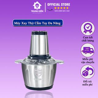 Máy Xay Thịt Gia Dụng Trung Kiên - Máy Xay Thịt Cầm Tay Đa Năng Công Suất 300W Xay Thịt, Tỏi Ớt Và Rau Củ Quả